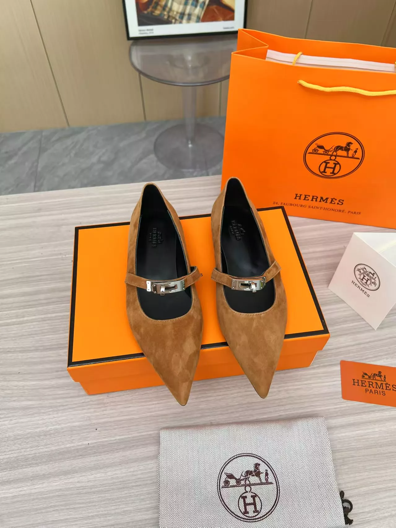 hermes flat chaussures pour femme s_12a30b41